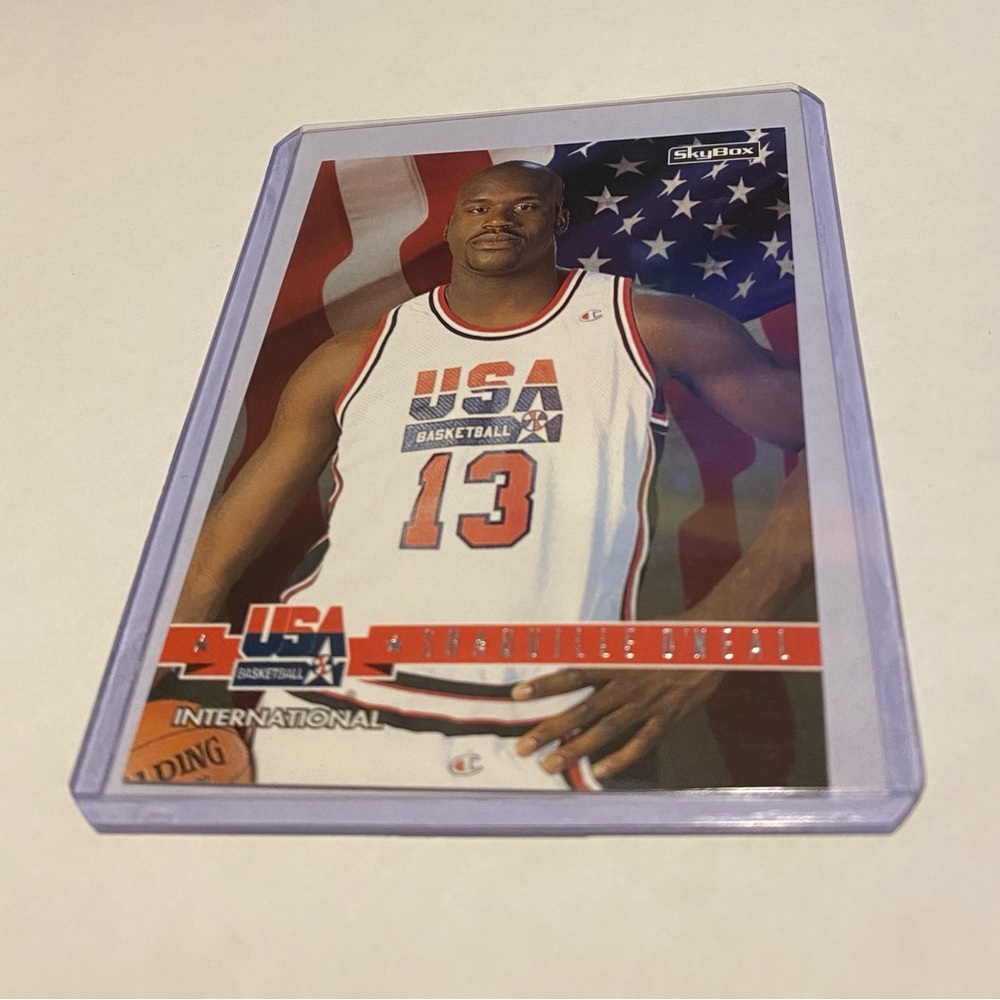 Shaquille O Neal 1994 Skybox USA 🇺🇸 International Basketball Card #67 Vintage